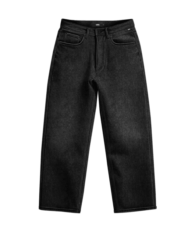 VANS Check-5 Loose Denim Pants Black Men's Denim Vans 