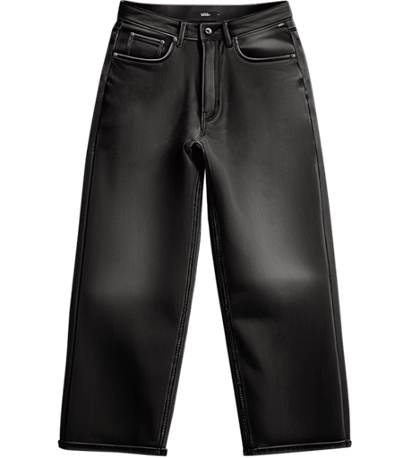VANS Check-5 Baggy Denim Pant Stonewash Black Men's Denim Vans 