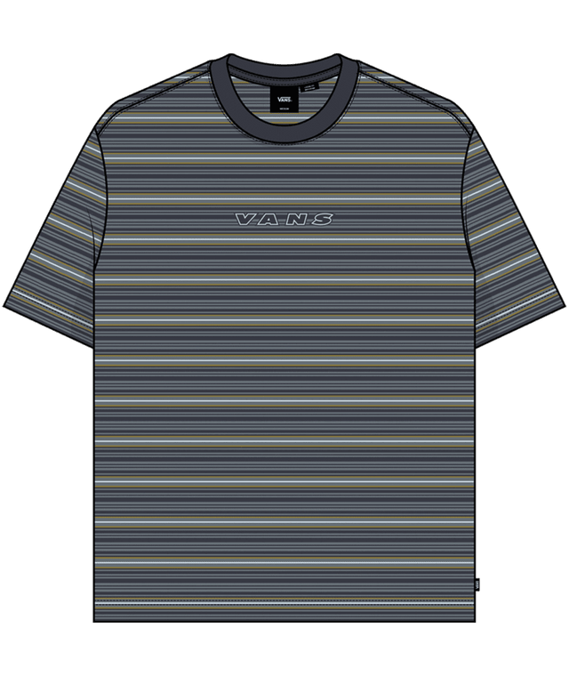 VANS Cameron Stripe T-Shirt Stormy Weather Men's Short Sleeve T-Shirts Vans 