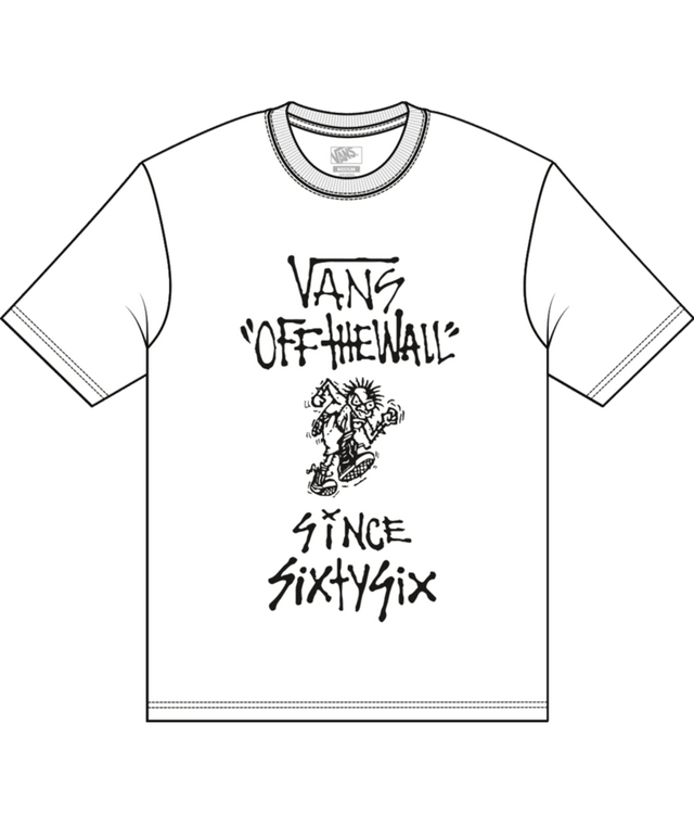 VANS Boy's Let Loose T-Shirt White Boy's T-Shirts Vans 