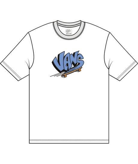 VANS Youth SK8 T-Shirt White Boy's T-Shirts Vans 