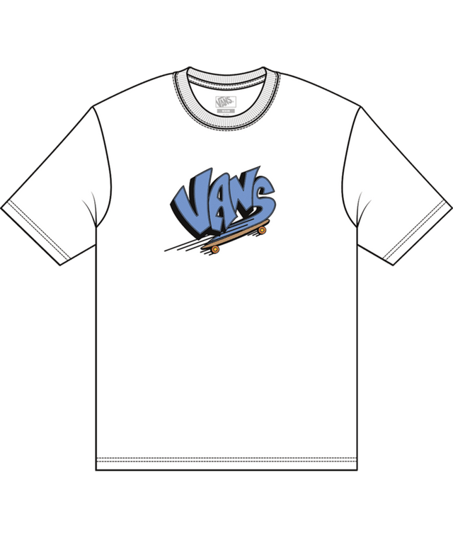 VANS Youth SK8 T-Shirt White Boy's T-Shirts Vans 