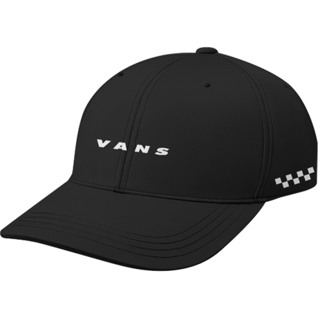 VANS Youth Check Side Curved Bill Jockey Hat Black Boy's Hats Vans 