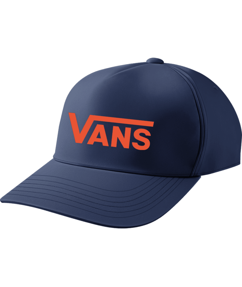 VANS Kid's Drop V Logo Snapback Hat Deep Indigo Boy's Hats Vans 