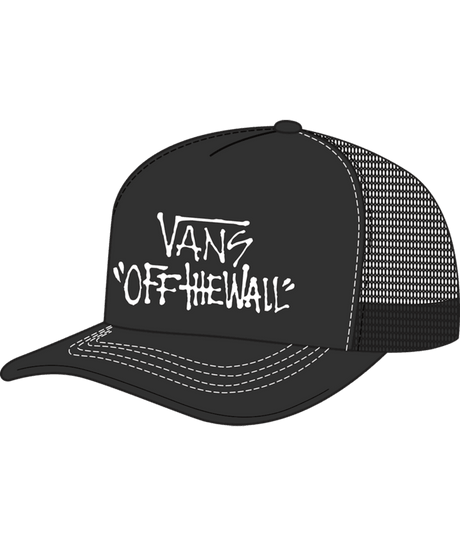 VANS Youth Pop Trucker Hat Black Boy's Hats Vans 