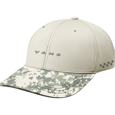 VANS Check Side Curved Bill Jockey Hat Neutral/Olive Men's Hats Vans 