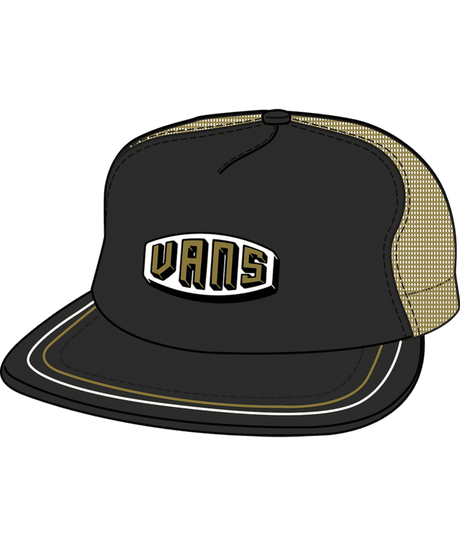 VANS Raised Up Trucker Hat Black Men's Hats Vans 