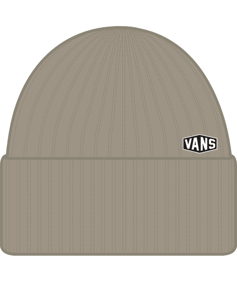 VANS Hex Patch Cuff Beanie Warm Taupe Men's Beanies Vans 