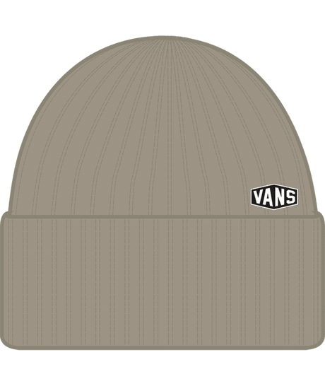 VANS Hex Patch Cuff Beanie Warm Taupe Men's Beanies Vans 