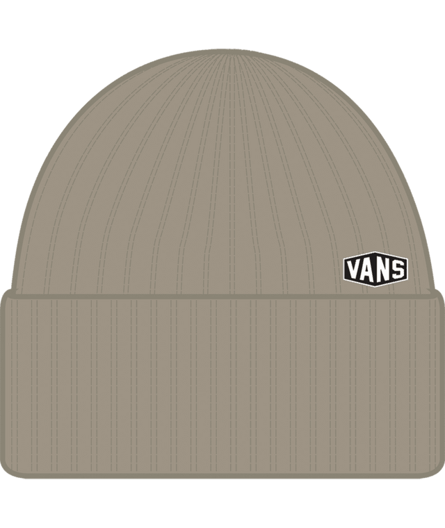 VANS Hex Patch Cuff Beanie Warm Taupe Men's Beanies Vans 