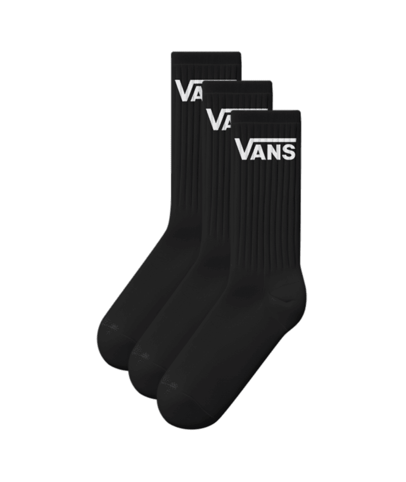 VANS Classic Crew Socks Black Men's Socks Vans 