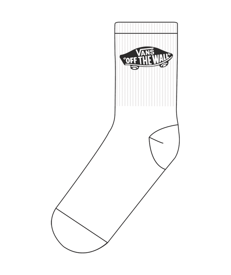 VANS Classic Half Crew Sock White Men's Socks Vans 