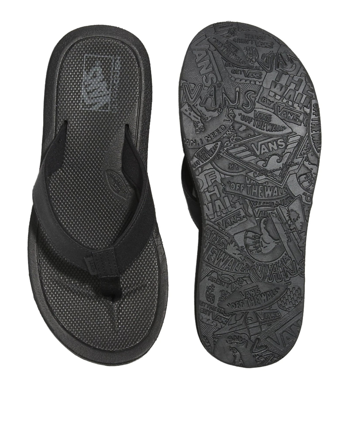 VANS Nexpa Synthetic Sandals Black/Black/Pewter Men's Sandals Vans 