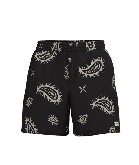 VANS Primary II Elastic Printed Boardshorts Black/Turtledove Men's Boardshorts Vans 