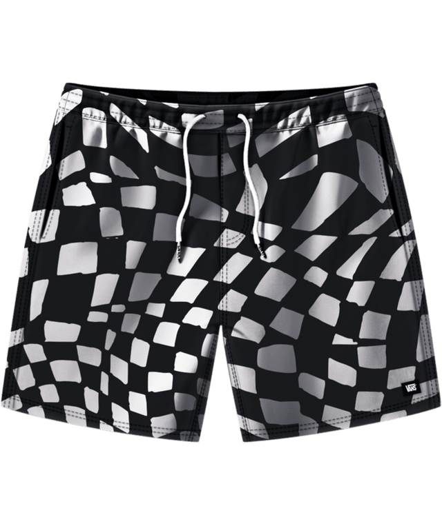 VANS Primary II Elastic Boardshorts Black/White Men's Boardshorts Vans 