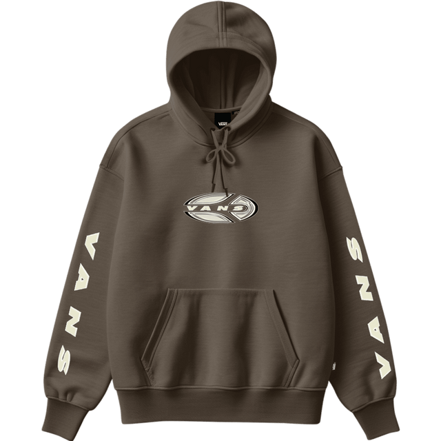 VANS Oval Blaster Pullover Hoodie Vintage Cocoa Men's Pullover Hoodies Vans 