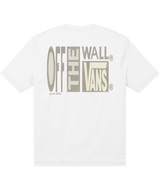 VANS Stretch Stack Crackle T-Shirt White Men's Short Sleeve T-Shirts Vans 