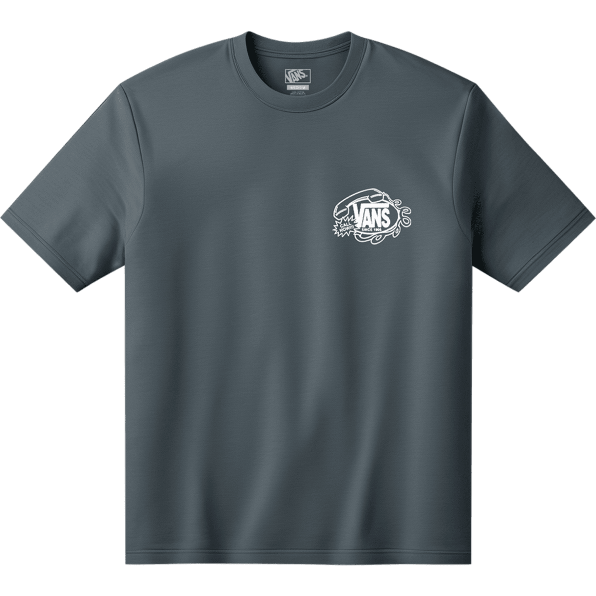 VANS Hot Lines T-Shirt Mystic Moss Men's Short Sleeve T-Shirts Vans 