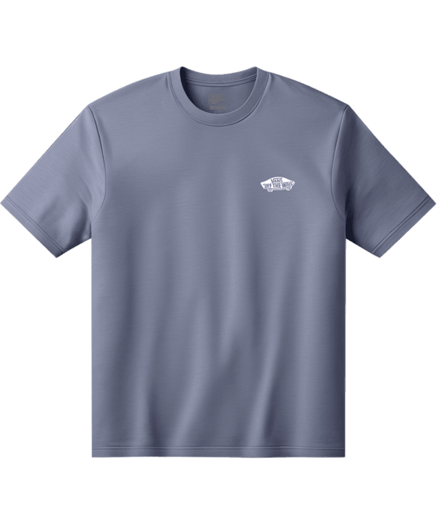 VANS Double Standard T-Shirt Glacier Slate Men's Short Sleeve T-Shirts Vans 