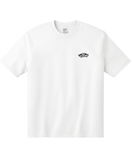 VANS Double Standard T-Shirt White/Black Men's Short Sleeve T-Shirts Vans 