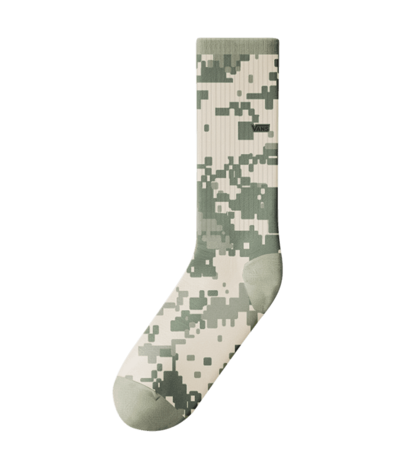 VANS Downing Crew Socks Neutral/Olive/Marshmallow Men's Socks Vans 