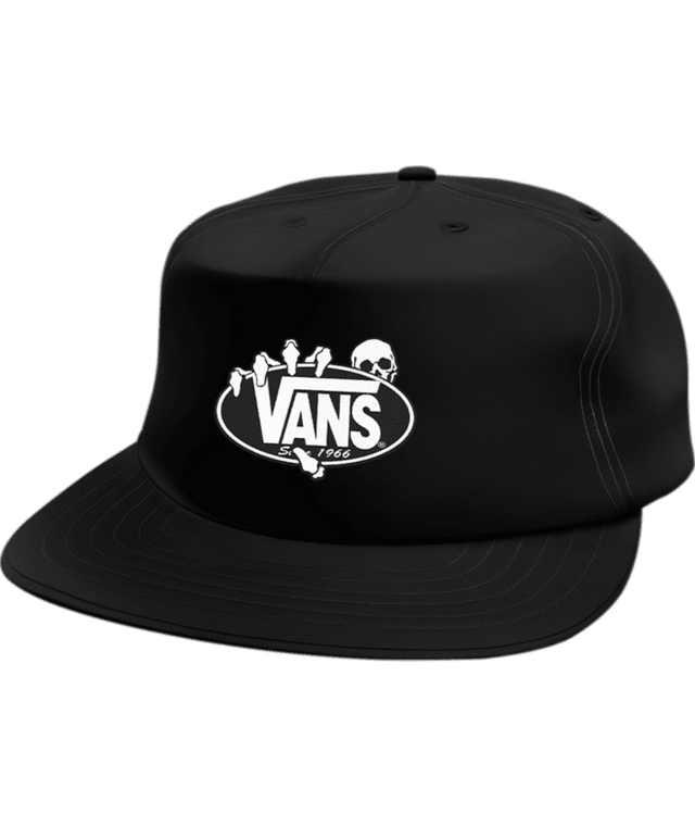 VANS Show Off Unstructured Snapback Hat Black Men's Hats Vans 