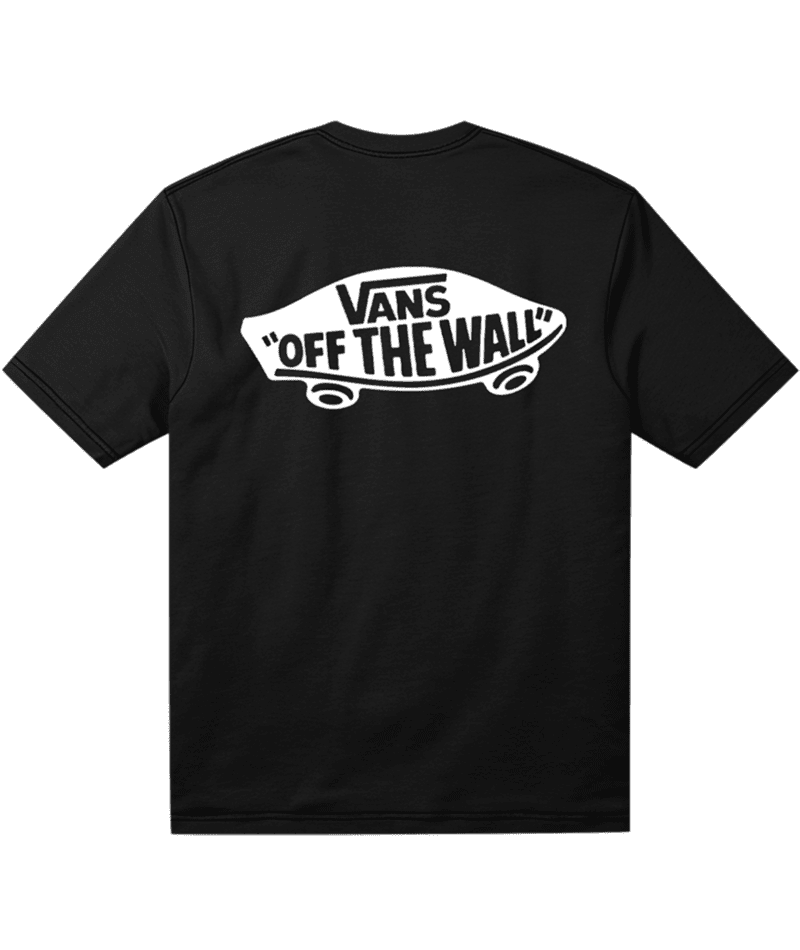 VANS Boys Double Standard T-Shirt Black Boy's T-Shirts Vans 