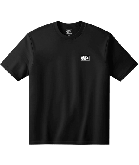 VANS Boys Double Standard T-Shirt Black Boy's T-Shirts Vans 