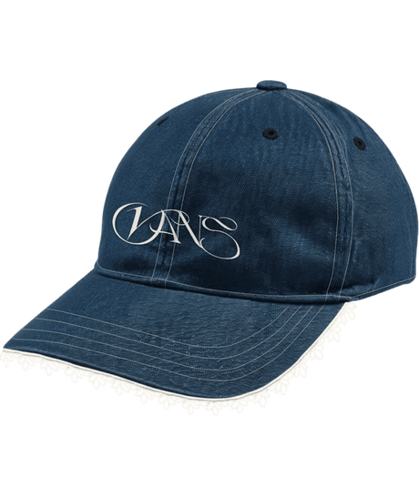 VANS Lacy Curved Bill Jockey Cap Stonewash Blue Men's Hats Vans 