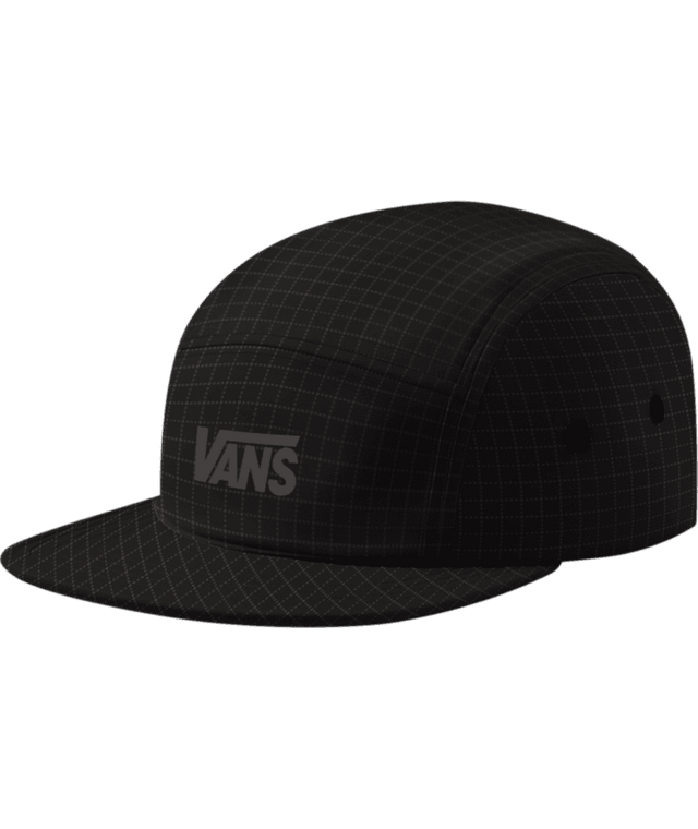 VANS Stretch Logo Camper Hat Black Men's Hats Vans 