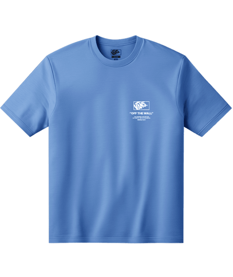 VANS Stacked Hi T-Shirt Bright Azure Men's Short Sleeve T-Shirts Vans 