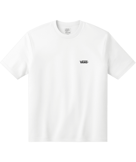 VANS New Left Chest T-Shirt White/Black Men's Short Sleeve T-Shirts Vans 
