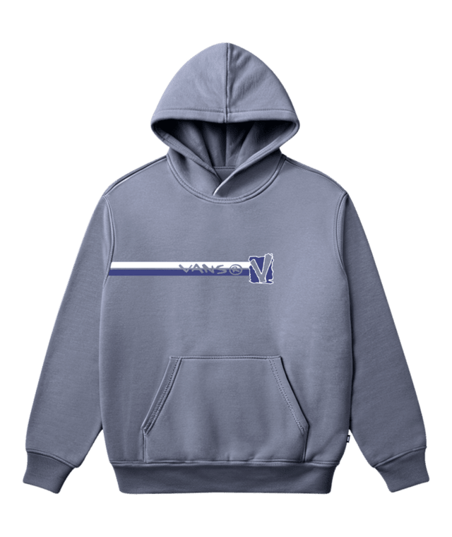 VANS Boy's Original Vee Pullover Hoodie Glacial Slate Boy's Pullover Hoodies Vans 