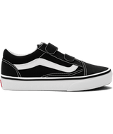 VANS Kids Old Skool V Shoes Black/True White Youth and Toddler Skate Shoes Vans 