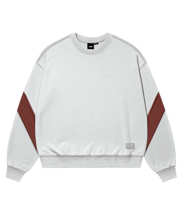 VANS Retro Sport Crewneck Sweater Ash Heather Grey Men's Crewnecks Vans 