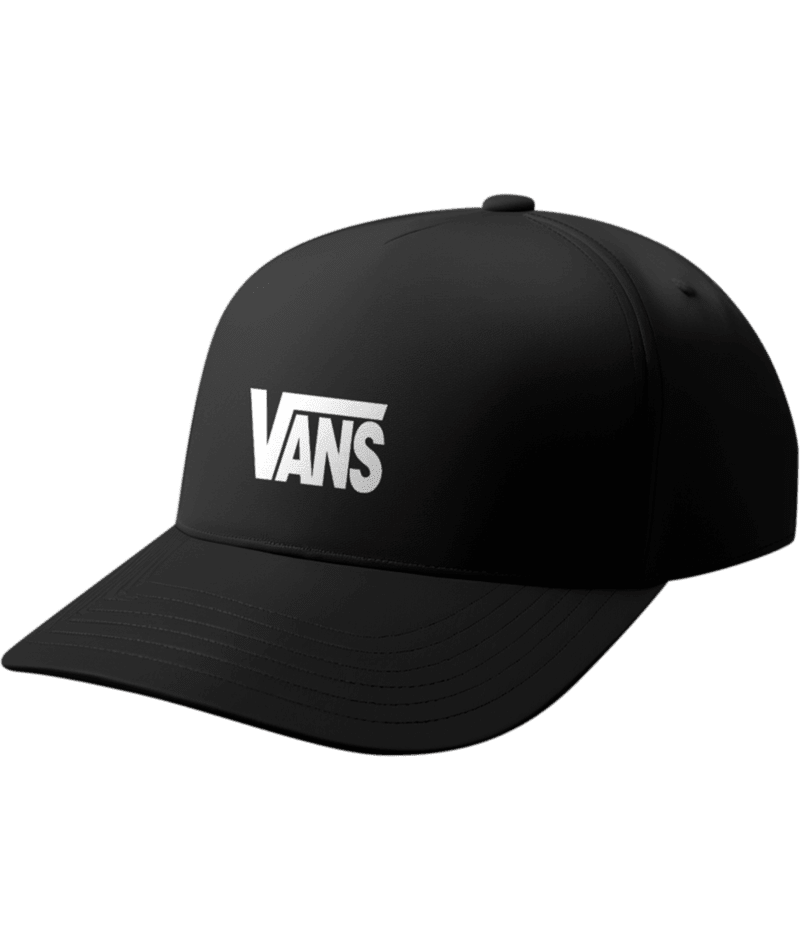 VANS Stretch Logo Snapback Hat Black Men's Hats Vans 