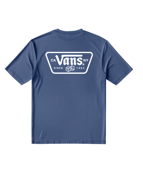 VANS Knu Patch T-Shirt True Navy Blue Men's Short Sleeve T-Shirts Vans 