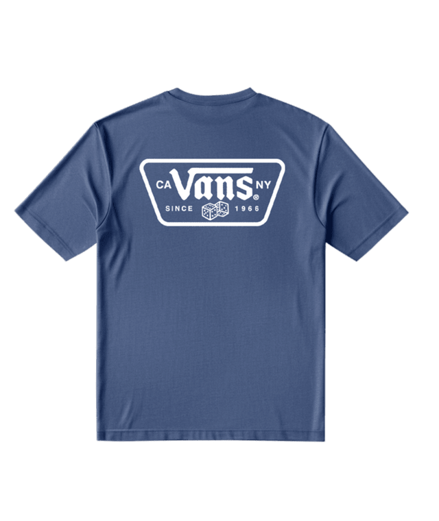 VANS Knu Patch T-Shirt True Navy Blue Men's Short Sleeve T-Shirts Vans 