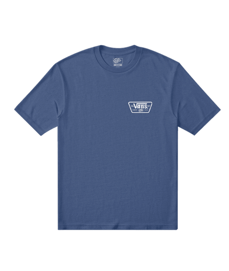 VANS Knu Patch T-Shirt True Navy Blue Men's Short Sleeve T-Shirts Vans 
