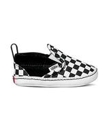 VANS Infant Slip On V Crib Shoes Black/White Checker Youth and Toddler Skate Shoes Vans 