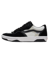 VANS Rowan 2 Shoes Black/White/Black Men's Skate Shoes vans 