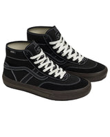 VANS Crockett High Decon Shoes Black/Chocolate Men's Skate Shoes Vans 