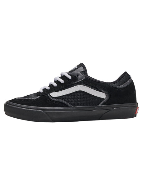 VANS Skate Rowley Shoe Black/White/Black Men's Skate Shoes Vans 