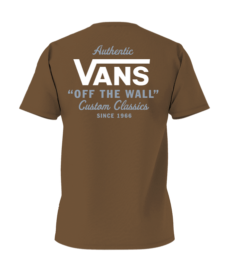 VANS Holder Classic T-Shirt Coffee Liqueur/White Men's Short Sleeve T-Shirts Vans 