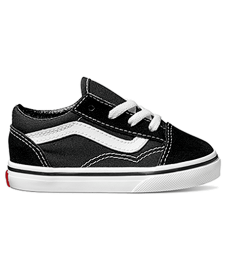 VANS Toddler Old Skool Shoe Black/True White Youth and Toddler Skate Shoes Vans 