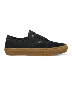 VANS Skate Authentic Shoes Black/Black/Gum Men's Skate Shoes Vans 