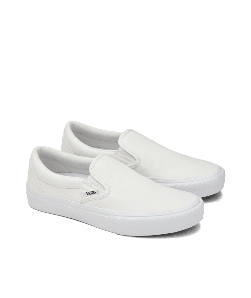 VANS Skate Slip On Shoes True White Men's Skate Shoes Vans 