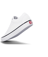 VANS Skate Old Skool Leather Shoes White/White Men's Skate Shoes Vans 