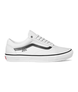 VANS Skate Old Skool Leather Shoes White/White Men's Skate Shoes Vans 