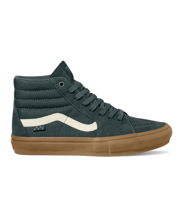 VANS Skate Sk8-Hi Shoes Dark Green/Gum – Freeride Boardshop